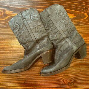 Size 11 Lucchese Black Boots